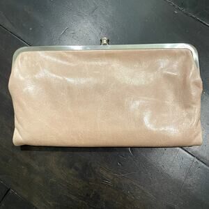 Hobo Lauren Bi Fold Wallet Leather Tan Women's